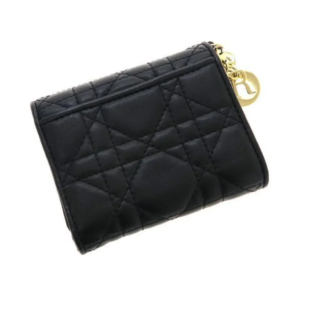 Christian Dior Lady Dior Lotus Wallet m900